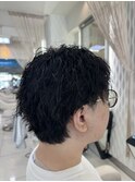20代30代メンズスパイラルパーマオシャレ感