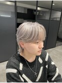 シースルーマッシュウルフ ホワイトベージュ