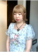 【大前晴奈】ミルクティーベージュ×顔まわりレイヤー