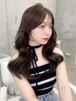 アリュウル 表参道 青山(Allure)&nbsp;韓国くびれヘア○小顔顔まわりカット/レイヤーカットツヤカラー