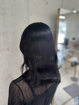 ニト(nito)&nbsp;パープルブラック/黒髪ミディアム