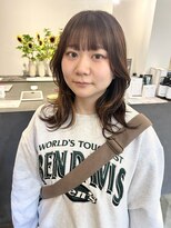 ドルセプラタ(Dulce plata)&nbsp;ゆるふわウェーブ巻きミディアム×透明感チョコレートブラウン