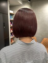 【1ブリーチ】根元も綺麗に繋げます＊「ワインレッド」