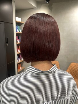 シャルムバイケンジ(Charm.by KENJE) 【1ブリーチ】根元も綺麗に繋げます＊「ワインレッド」