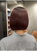 【1ブリーチ】根元も綺麗に繋げます*「ワインレッド」