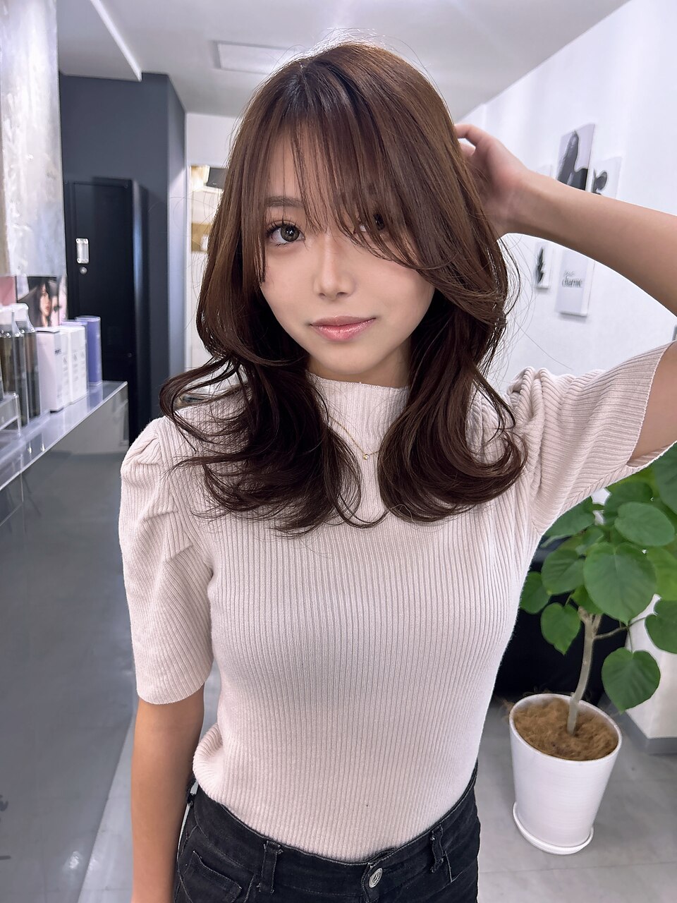 筋感かきあげバレイヤージュ：L076333807｜キング 枚方店(K!ng