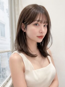 シュガーアンドソルト(SUGAR&SALT)の写真/【垂水駅徒歩2分/KAMICHARISMA2024受賞】長さは変えず韓国風な顔周りデザイン&レイヤーカットでイメチェン!