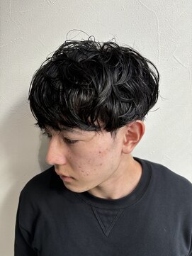 グラフ 立川(Graph.) 無造作ニュアンスツーブロックマッシュパーマ