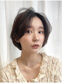 ★ゆるふわショートボブ　無造作　抜け感