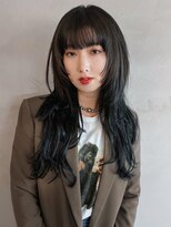 アルバム 銀座(ALBUM GINZA)&nbsp;くびれヘア顔周りレイヤーロングおくれ毛韓国ヘア_ba547411