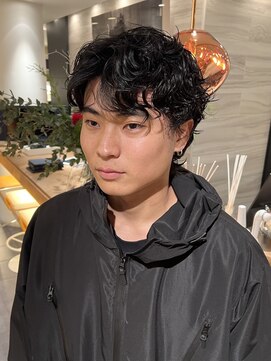 リブロ 三軒茶屋(LIBRO) ウルフパーマ/メンズパーマ/メンズウルフ/ショートパーマ