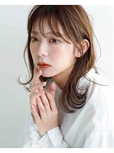 ロッソ ヘアアンドスパ 六町店(Rosso Hair&SPA) 大人耳かけセミロング