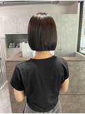 切りっぱなしボブ
