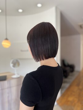 ベンチ(bench) ピンクラベンダー/ぱつっとボブ/千葉似合わせ/千葉ボブカット