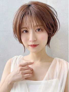 セイドット オモテサンドウ(Say. omotesando) Say.ショートボブレイヤーショートヘーゼルグレージュショート