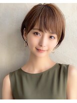 アフロート ルヴア(AFLOAT RUVUA) 「岩田莉奈」ハイライトで白髪ぼかし★くびれショートボブ 新宿