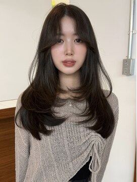 リヴ オオサカ(LIV OSAKA) レイヤーカット/ダークグレージュ/ブリーチなし