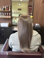 アオイ(Aoi) 白髪染めでも明るく♪赤みを抑えた髪質改善カラー