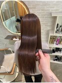 ワンカラーで明るめヘーゼルベージュ