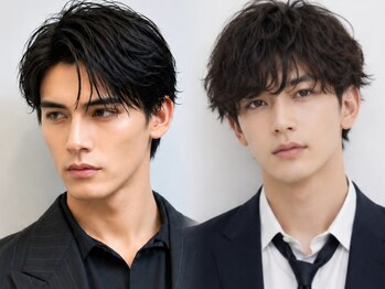 メンズフィール 南森町(MENS FEEL)の写真/【平日21時まで営業】計算されたデザインでシンプル×カッコいいを実現☆ヘッドスパ、フェードもおすすめ◎