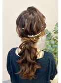 ローポニーテール【横浜/ヘアセット/ヘアメイク】