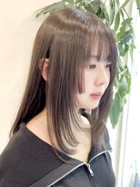 ビューエヒメ(VIEW EHIME)&nbsp;小顔黒髪レイヤーカット×アッシュカラー20代30代40代