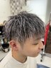 カット+メッシュカラー(ダブルカラー)¥12500~