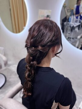 ヘアセット クラン ルシェ 心斎橋玉屋町店(hair set Clan luce) 編みおろし