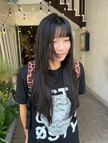ヘアプレイスソル (HAIR PLACE SoL)&nbsp;顔まわりカット/ロングレイヤー/ナチュラルストレート