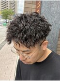 メンズ　ショートツイスパヘアー