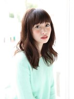 アンアミ オモテサンドウ(Un ami omotesando) 【Un ami】　ルーズで大人かわいいセミディー　津村佳奈