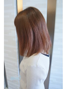 ムゥフ ヘアーアンドアイラッシュ(mouf hair&eyelash) 【ｍｏｕｆ】大人かわいいペールピンクベージュ