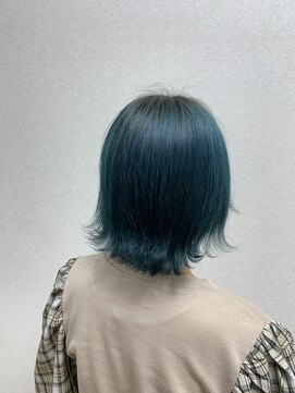 ララ(LALA) ＊ターコイズブルー 外ハネボブ＊