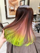 トルネード(TORNADO)&nbsp;鬼滅の刃カラー甘露寺蜜璃風インナーカラー S0521