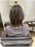 ハイライトカラーを生かしたカラー