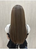 ハイライト×艶髪ストレート