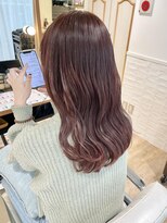 ネオリーブ チロル 横浜西口店(Neolive CiroL.) ピンクブラウン 艶髪 暖色カラー ロング