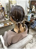 【Bormee】編みおろしツインテール リボンアレンジ
