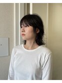 地毛風レイヤースタイル