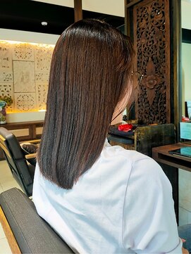 ヘアリゾート粋 ティガ 池袋店(tiga) 艶髪ストレート/髪質改善/ケアカラー