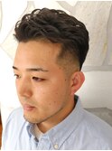 新潟/万代/短髪/フェード/濡れパン/アイロンパーマ/男らしい