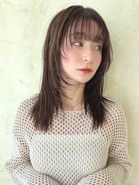 アエレ アヴェダ ゆめが丘ソラトス店(aere AVEDA) 抜け感◎レイヤーカット×シア―カラー[ゆめが丘]