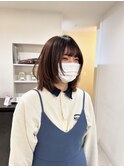 ミディアムレイヤーボブ