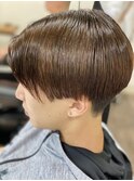 サラサラセンターパート