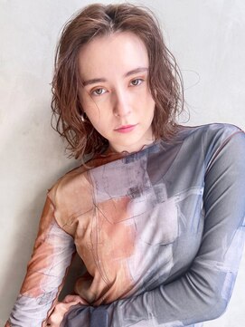 シオン(shion) メルティカラー似合わせカットマロンベージュ_38682