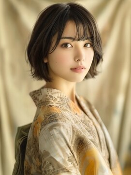 アルトリスト(Altruist Aging×HAIR&SPA) ☆オリーブグレーココアベージュ小顔クラゲヘアー/黒髪/髪質改善