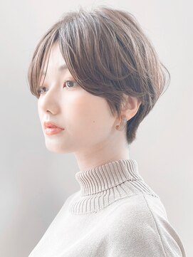 ネイロ 錦糸町(NeiRo) ★前下がりハンサムショートボブパーマ30代40代50代白髪ぼかし