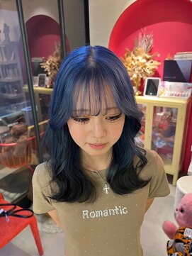 ボックスミコ(Box mico.) ブルー×ブラック