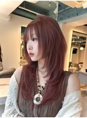 レイヤーカット/ハッシュカット/ハイレイヤー/ウルフカット