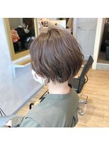 ブラウン (BROWN)&nbsp;ナチュラルショートボブ